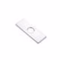 Base de robinet en acier inoxydable 6 pouces Argent