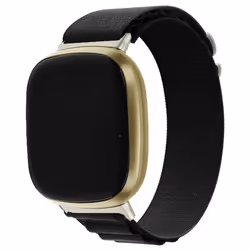 INF Bracelet de montre Nylon Le noir