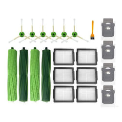 Accessoires pour aspirateur robot - INF - iRobot Roomba - 22 pièces - Sacs daspirateur - Brosses en caoutchouc