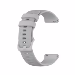 INF Bracelet de montre en silicone Grey 18 mm Garmin Venu 2S Garmin Vivomove 3S Garmin Move 3S Garmin Vivoactive 4S Garmin