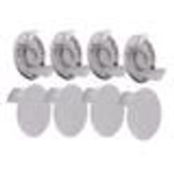INF Paquet de 4 bobines de rechange pour tête de coupe de fil Gris