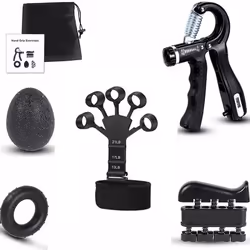 INF Poignée De Main Réglable Hand Grip INF exerciceextension des doigts 5 pièces