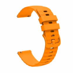 Bracelet de montre en silicone pour montre intelligente Orange 22 mm