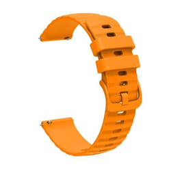Bracelet de montre en silicone pour montre intelligente Orange 22 mm