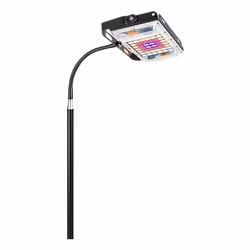 INF LED-ZWD48W-12D, Ampoule LED, Acrylonitrile-Butadiène-Styrène (ABS), Aluminium, Zinc, Noir, Blanc chaud, Blanc, 30 W, USB