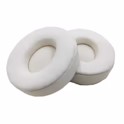 Coussinets découteurs - INF - Beats Solo Pro - Cuir protéiné PU - Blanc - 1 paire