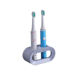 Porte-brosse à dents - INF - Gris - Élégant - Autocollant - Accessoires de salle de bain