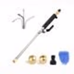 INF Lot de 6 pistolets pour nettoyeur haute pression pour jardin Le noir
