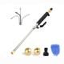 INF Lot de 6 pistolets pour nettoyeur haute pression pour jardin Le noir