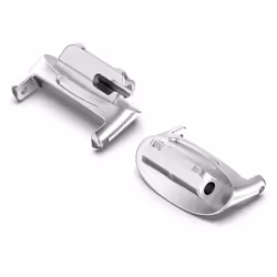 INF Connecteur en acier inoxydable pour bracelet de montre Fitbit Inspire 3 avec grains à tête dépingle Argent
