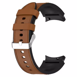 INF Bracelet de montre en silicone de couleur unie pour Samsung Galaxy Watch Marron S