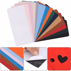 INF Patchs de réparation INF auto-adhésifs imperméables en nylon 15 pièces Multicolore