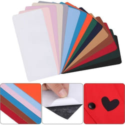 INF Patchs de réparation INF auto-adhésifs imperméables en nylon 15 pièces Multicolore