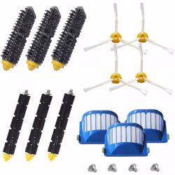 INF TLS-YESA06-1524D, Kit d'accessoires, Aspirateur robot, Multicolore, Acrylonitrile-Butadiène-Styrène (ABS), Fibre, Nylon,  ...