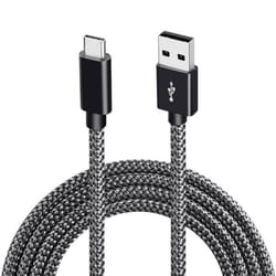 Câble USB 2.0 vers USB-C 3A charge rapide Black 2 m - Marque - Modèle - Noir - USB Type-C - Chargeur