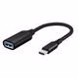 Adaptateur USB-C vers USB 3.0 - INF - Câble Noir - 5 Gbit/s - Compatible Disques Durs et Clés USB