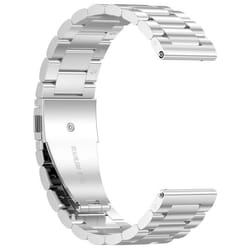INF Bracelet de montre en acier inoxydable pour Huami Amazfit GTR Mini 20mm Argent