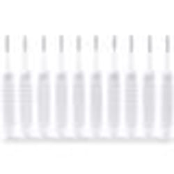 Brosses de nettoyage pour buse de pomme de douche - INF - paquet de 10 - Blanc - Plastique