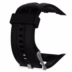 Bracelet de rechange en silicone pour Garmin Forerunner 10/15 - INF - Grande taille pour hommes - Noir