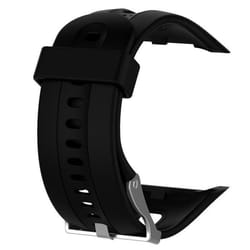 Bracelet de rechange en silicone pour Garmin Forerunner 10/15 - INF - Grande taille pour hommes - Noir