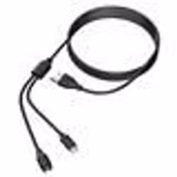 Chargeur 2 en 1 - INF - USB-C - Pour téléphone et montre Garmin - Noir - 40 g