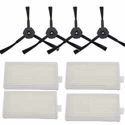 Kit daccessoires de remplacement - INF - Compatible iLife V5S/V5S Pro - Noir - Mixte - Facile à nettoyer