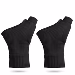 Gants de compression - INF - Noir - Support de poignet - Support de pouce - Multisport