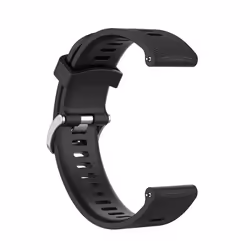 Bracelet de montre en silicone pour Garmin Forerunner 245 - INF - Noir - Sport - Mixte - Course à pied