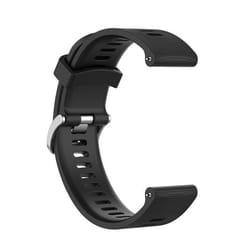 Bracelet de montre en silicone pour Garmin Forerunner 245 - INF - Noir - Sport - Mixte - Course à pied