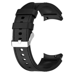 INF Bracelet de montre en silicone de couleur unie pour Samsung Galaxy Watch Le noir S