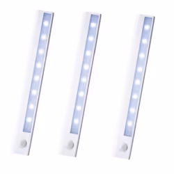 INF Lumière LED avec détecteur de mouvement paquet de 3 Blanc