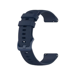 Bracelet de montre en silicone Bleu 20 mm - INF - Sportif - Résistant à leau - Doux et durable