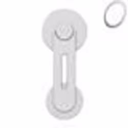 Support de téléphone - INF - Pliable Magnétique - Compatible iPhone 12/13/14 - Couleur Argent - Métal