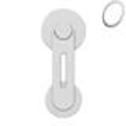 Support de téléphone - INF - Pliable Magnétique - Compatible iPhone 12/13/14 - Couleur Argent - Métal
