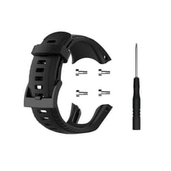 Bracelet de montre en silicone Suunto - Noir - Pour sportifs - Adulte mixte