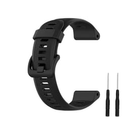 INF Bracelet de montre en silicone Forerunner 945/935 Garmin Fenix 5 Le noir