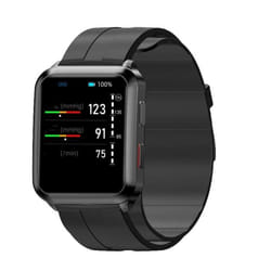 INF Smartwatch avec moniteur doxygène sanguin et de pression artérielle Black