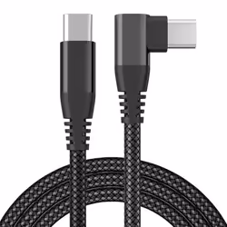 Câble de charge rapide Type-C - INF - 1 m - 60 W - Noir - Nylon