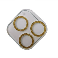 Protecteur dobjectif - INF - iPhone 14 Pro Max - Verre trempé - Résistant aux rayures - Design scintillant