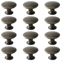 Poignées darmoire - INF - Lot de 12 Bronze - Vis fournies