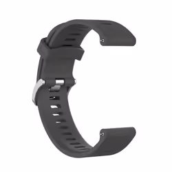 INF Bracelet de montre en silicone pour Garmin Forerunner 245 Gris 20 mm