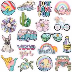 INF Patch de réparation autocollant 18 pièces pour vêtements et pantalons Multicolore