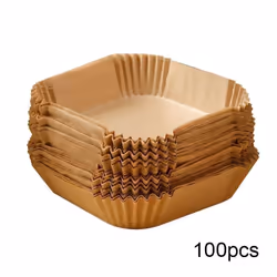 Papier de cuisson jetable pour friteuse à air INF - 100 pièces