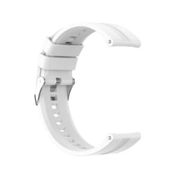 Bracelet pour 20 mm Garmin/Huawei/Samsung Galaxy Watch Silicone Blanc