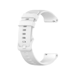 INF Bracelet de montre en silicone Blanc 20 mm
