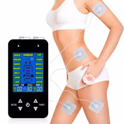 Appareil de massage - INF - TENS - 15 modes de massage - Noir - Électrostimulation
