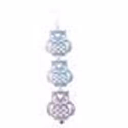 Dispositif anti-oiseaux - INF - Hibou réfléchissant - Argent - Décoration de jardin - 1 Pack