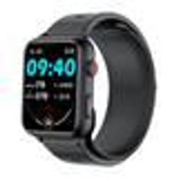INF Montre intelligente écran 191 pouces tension artérielle fréquence cardiaque Le noir