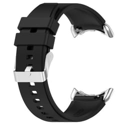 INF Bracelet Silicone Compatible avec Google Pixel Watch 1/2 Le noir