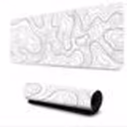 INF Grand papier peint de bureau pour tapis de souris Blanc S